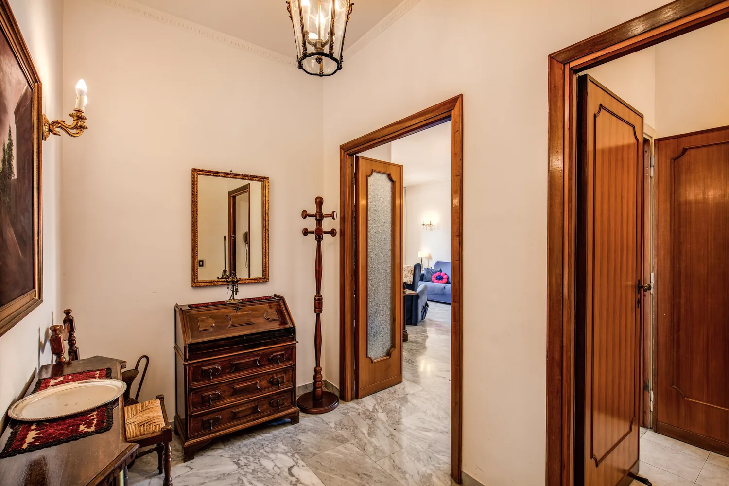 Hallway and classic furniture